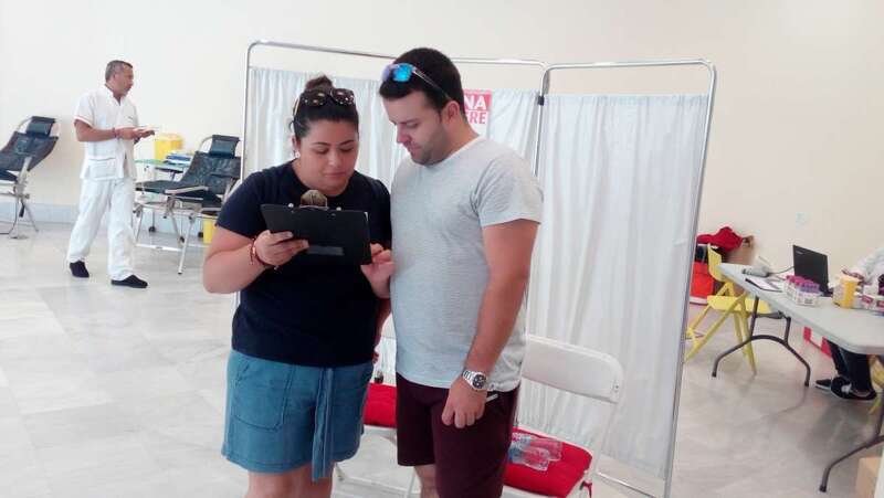 Imagen de archivo de una sala de donación (Foto TA)